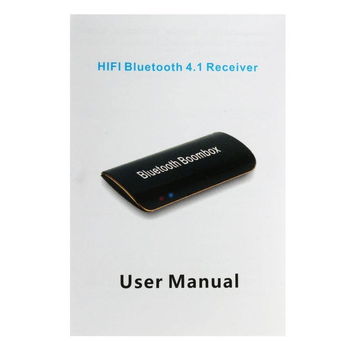 BephaMart Wireless Bluetooth Boombox 4.1 EDR 3.5mm AUX Audio Stereo Music Receiver Adapter N6