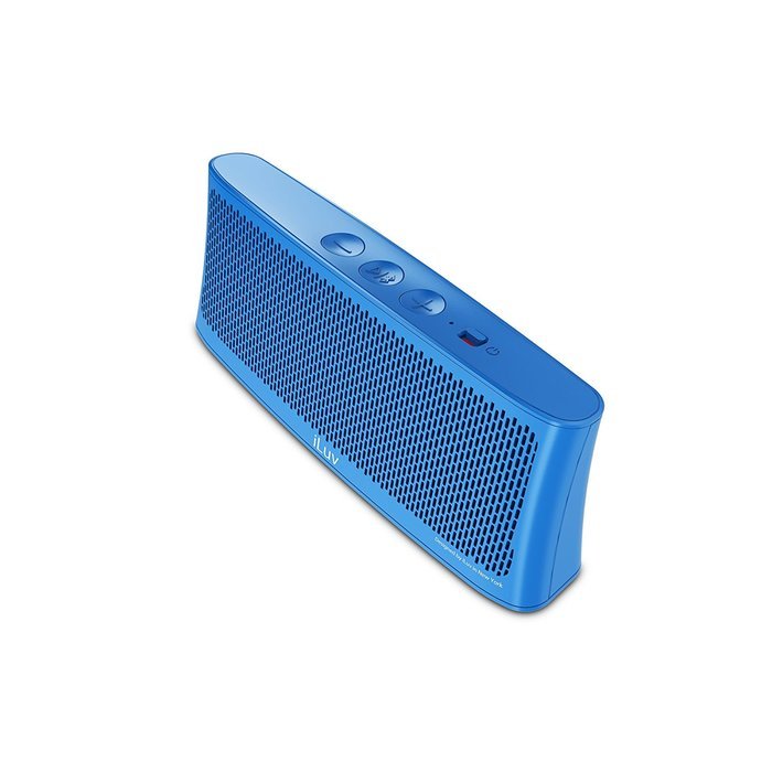 iLuv WaveCast&trade; Portable Wireless Bluetooth&reg; Stereo Speaker with 3.5mm Aux Input for iPhone&reg; 6/6 Plus, 5s/5c/5,...