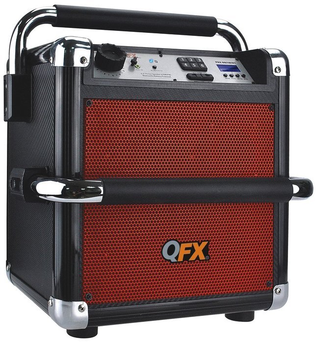 QFX PBX-507101BT All-Weather Portable Bluetooth Party Speaker (Red)