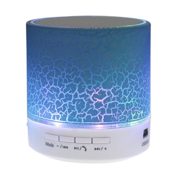 Happy Hours - Mini Handsfree Wireless Bluetooth Speaker / Portable Bass Subwoofer Speaker with Colorful Led Light... N7