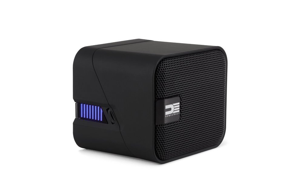 Democracy Revolving Wireless Bluetooth Portable Stereo Mini Speaker w/Microphone N3