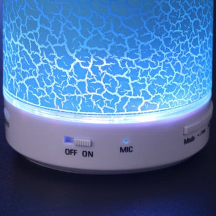 Happy Hours - Mini Handsfree Wireless Bluetooth Speaker / Portable Bass Subwoofer Speaker with Colorful Led Light... N11