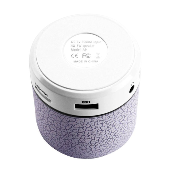Happy Hours - Mini Handsfree Wireless Bluetooth Speaker / Portable Bass Subwoofer Speaker with Colorful Led Light... N18