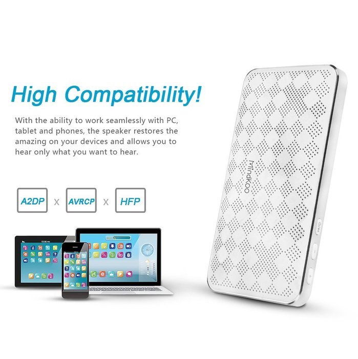 Portable Bluetooth Speaker, Mindkoo BTA065 Bluetooth Wireless Speaker with Kickstand for Outdoor, Camping, Hiking... N7