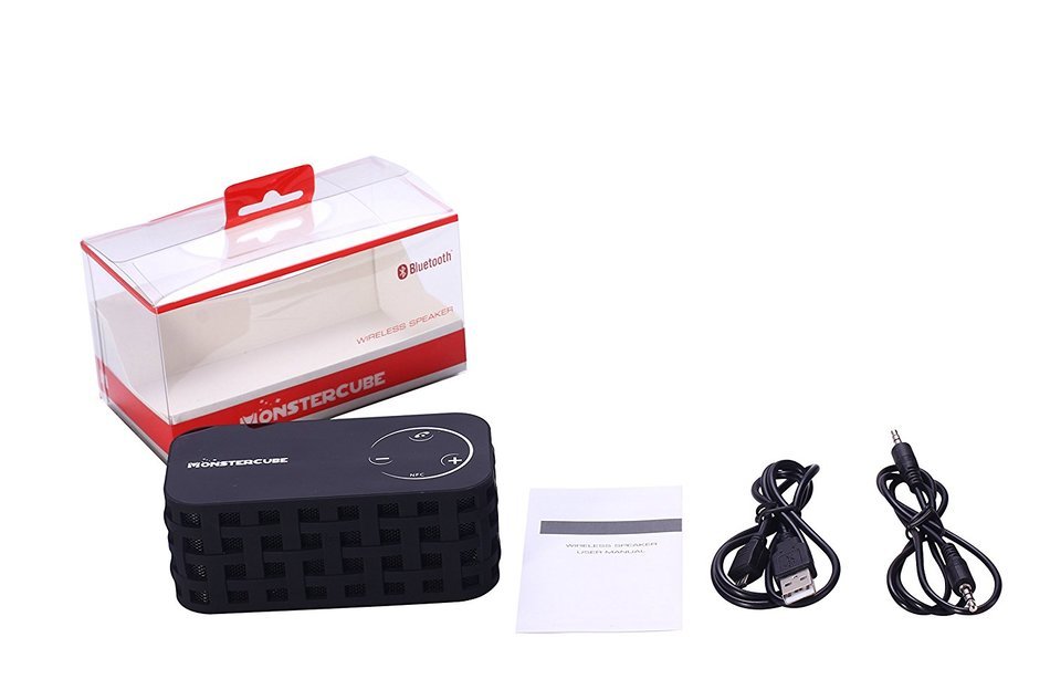 Monstercube NB Portable Bluetooth speaker with Wireless Handsfree Speakerphone, 6W Mini Speakers Driver / Powerful... N8