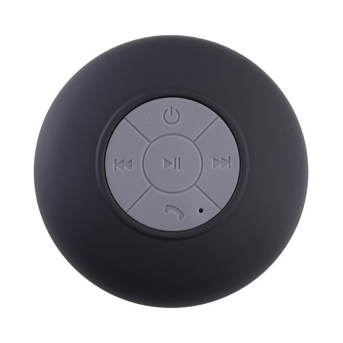 HMILY Black Color Portable Wireless Bluetooth Waterproof Shower Speaker Hands-free Speakerphone For IPhone4/4s... N2