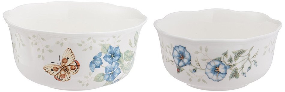 Lenox Butterfly Meadow Round Covered Casserole, 2 piece N15