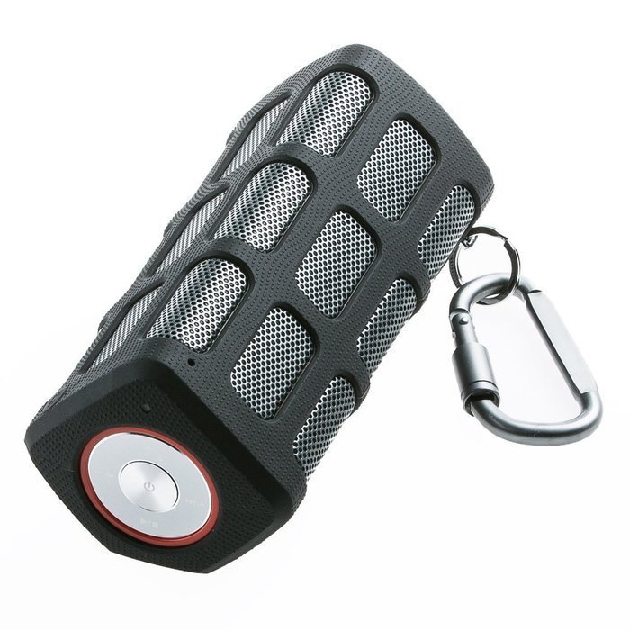 Hapyia Portable Wireless Bluetooth Speaker Outdoor with 7000mAh Power Bank Black