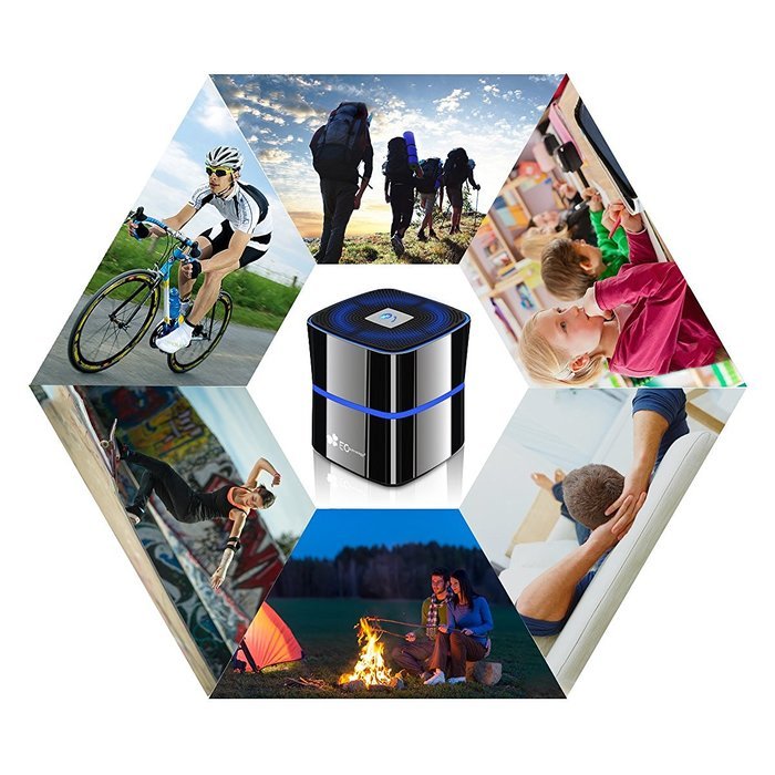 EC Technology 5W Portable Wireless Bluetooth Speaker, 8-12 Hour Playtime for iPhone/iPad and More N2
