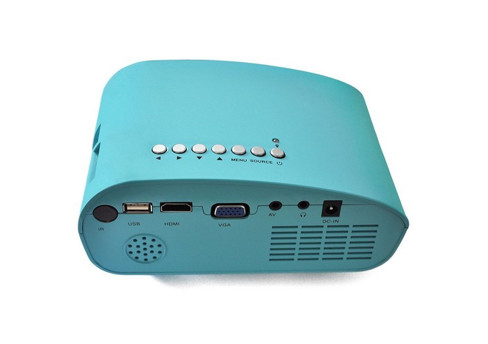 OEM K1 LED LCD (QVGA) Mini Video Projector - International Version - Blue (FP3224K1B-IV) N6