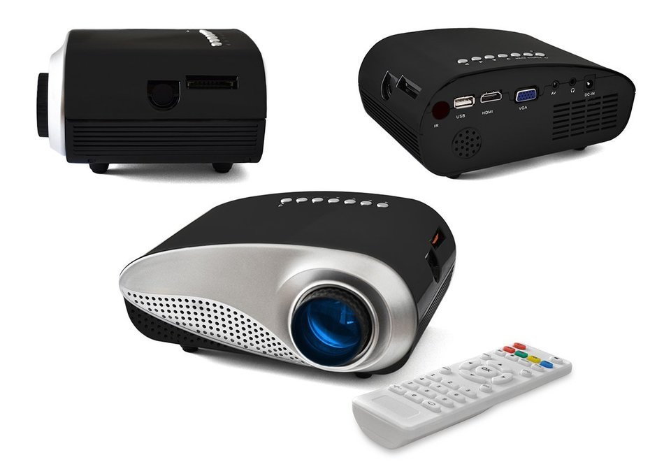 OEM K1 LED LCD (QVGA) Mini Video Projector - International Version - Blue (FP3224K1B-IV) N20