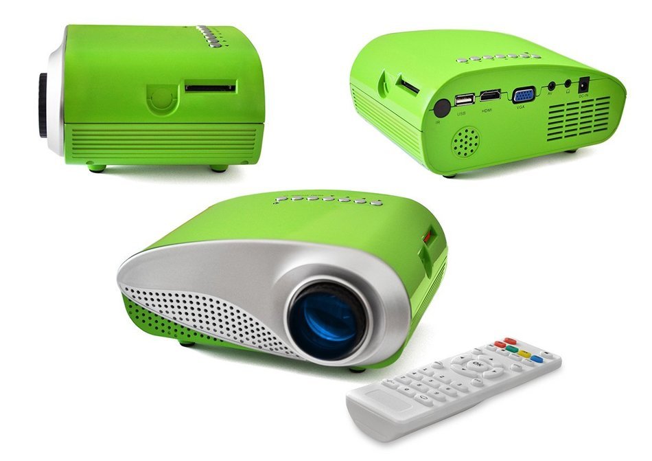 OEM K1 LED LCD (QVGA) Mini Video Projector - International Version - Blue (FP3224K1B-IV) N37