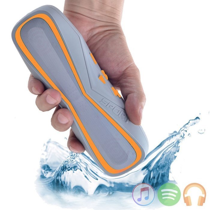 Bluetooth Speakers, Net_Cafe Portable Waterproof Bluetooth Wireless Speakers - Sandproof & Shockproof, IP67 Water...