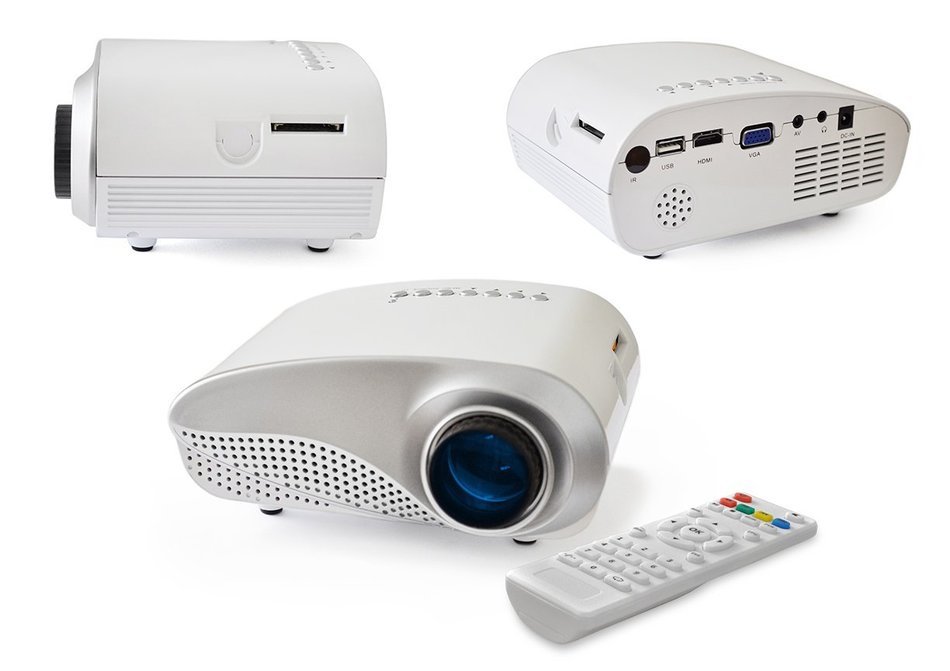 OEM K1 LED LCD (QVGA) Mini Video Projector - International Version - Blue (FP3224K1B-IV) N41