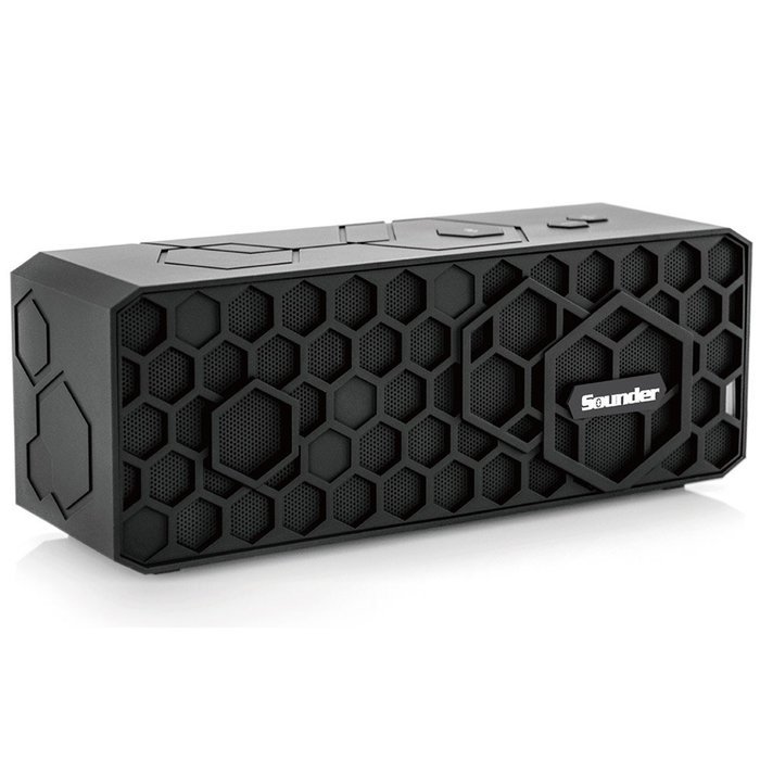 Sounder Honeycomb 10W Bluetooth 4.0 HiFi Speaker, Matte Black N2