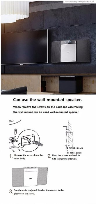 Britz Bluetooth 3.0 Audio Speaker Silver. Can Use CD player , USB , Bluetooth, AUX , FM Radio, Timer, Alarm, Clock. N4