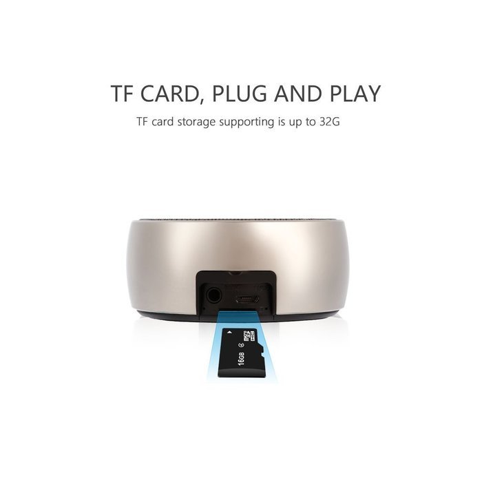 Bluetooth Speaker ,LESHP Metal Bluetooth Wireless Speaker with Super Bass, Perfect Sound Speaker for Golf, Beach... N7