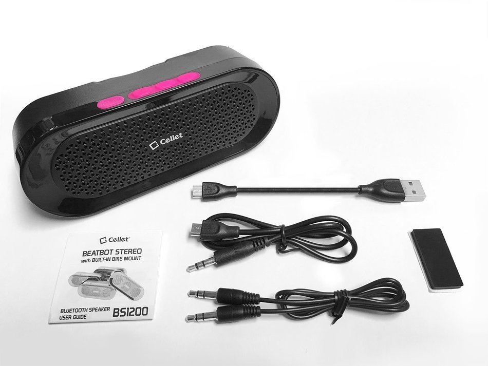 Cellet Beatbot Rechargeable Bluetooth V4.1 Portable Speaker - Retail Packaging - Neon Green N23
