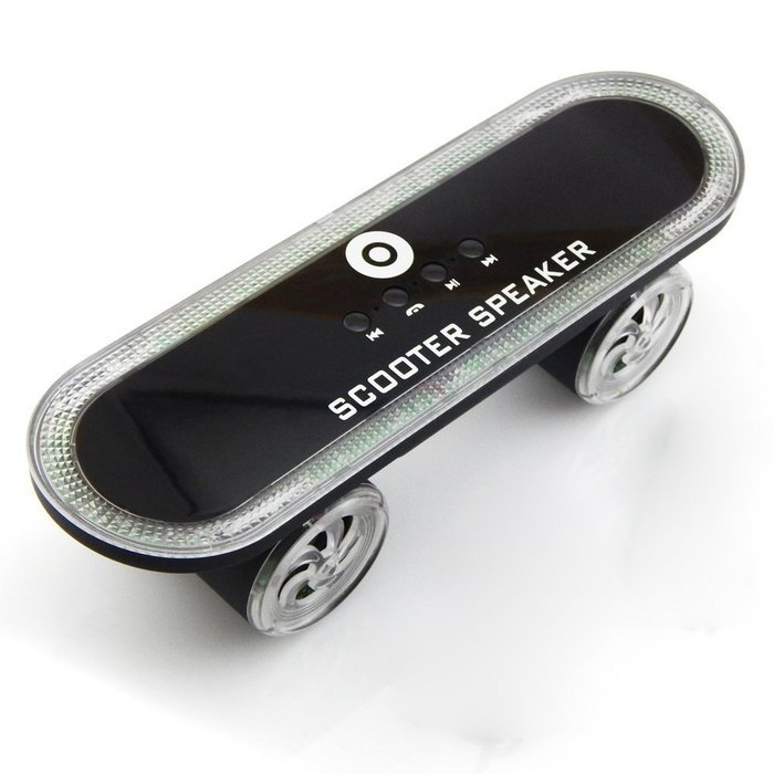 PowerLead Pspe PSP009 Scooter Bluetooth 3.0 Wireless Speaker with Led Light MP3 Player Portable Speakers Skateboard...