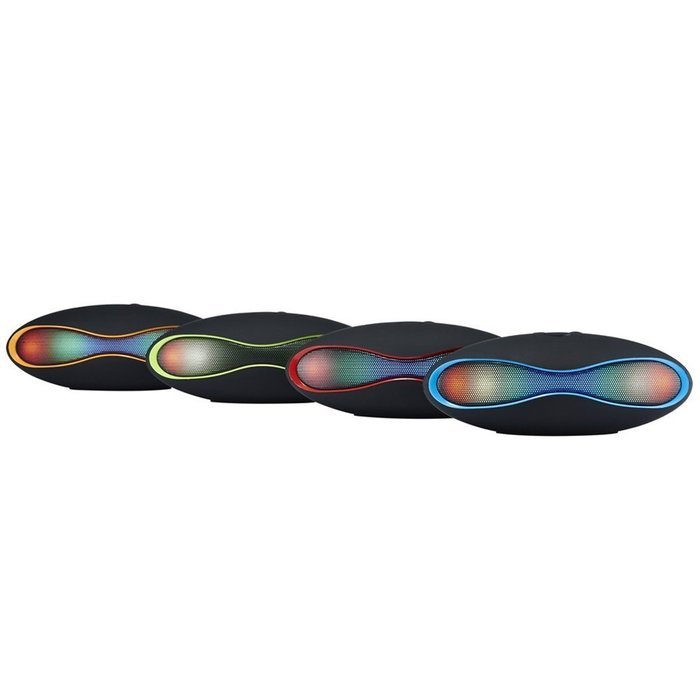 B2COOL Wireless Bluetooth mini Speaker with LED Lamp Built-in microphone -Support USB Flash & micro SD Card Playing... N7