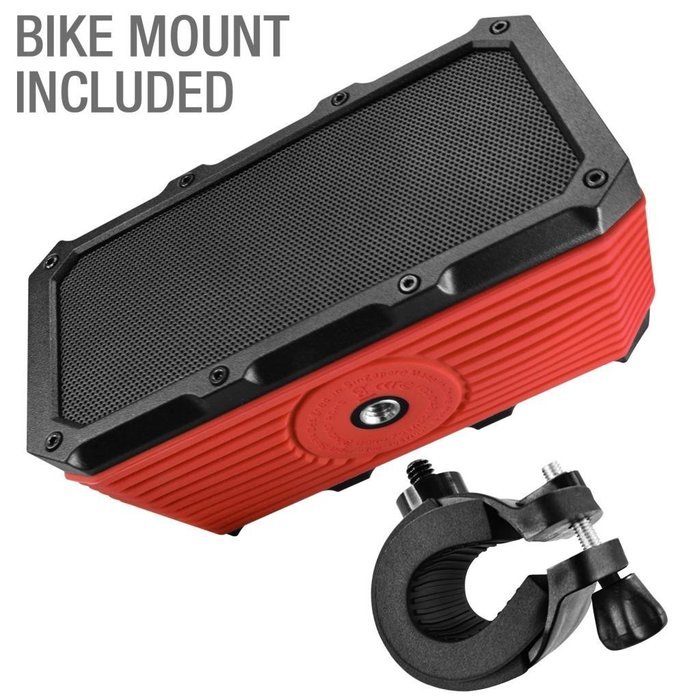 DIVOOM Voombox-ongo Portable Ultra Rugged and Water Resistant Bluetooth 4.0 Wireless Bicycle Speaker with Speakerphone...