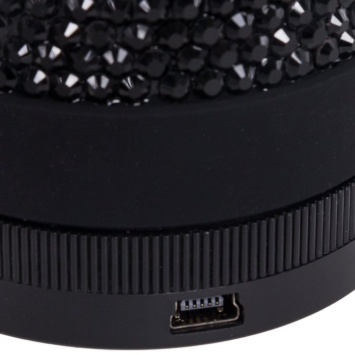 Crystallized Portable Wireless Bluetooth Super Bass Speaker Black N2
