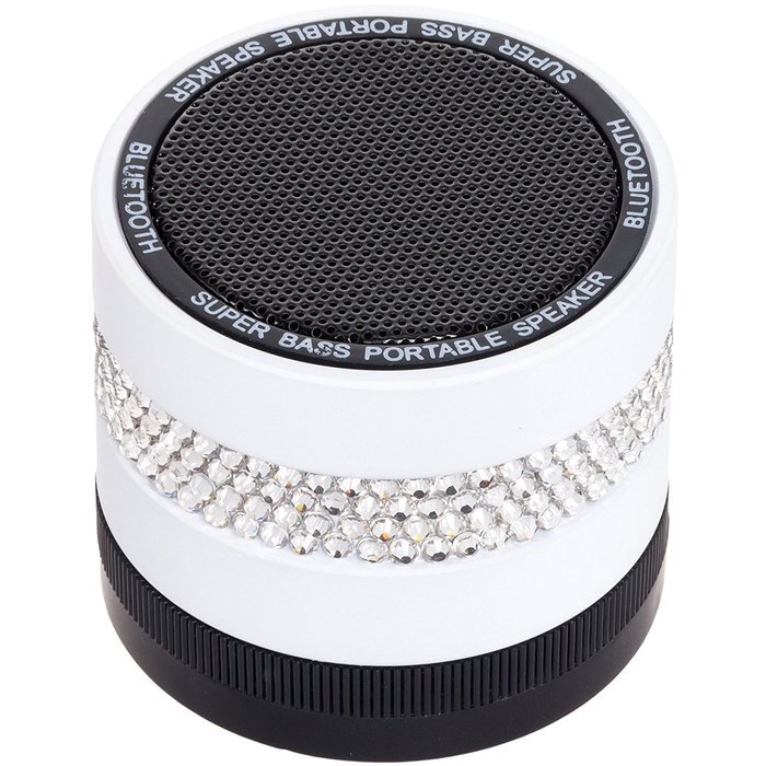 Crystallized Portable Wireless Bluetooth Super Bass Speaker Black N12