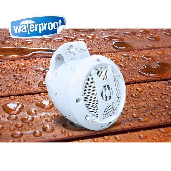 Lanzar OPTIUTVA10B Opti-Drive Waterproof Bluetooth Quad Speaker and Amplifier Sound System, (4) Wakeboard 4''...