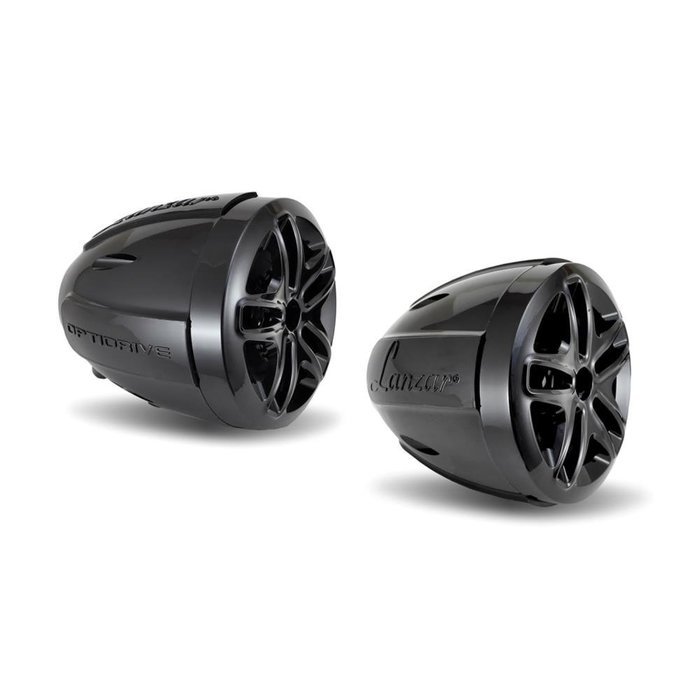 Lanzar OPTIUTVA10B Opti-Drive Waterproof Bluetooth Quad Speaker and Amplifier Sound System, (4) Wakeboard 4''... N8