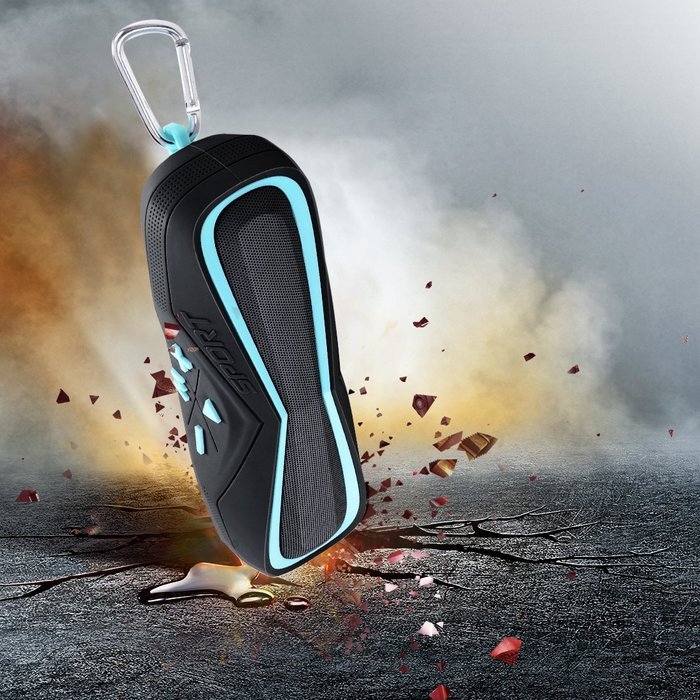 Modawn Portable Wireless Bluetooth IPX7 Waterproof Speaker for iPhone, Android & iPod - Sandproof & Shockproof... N4