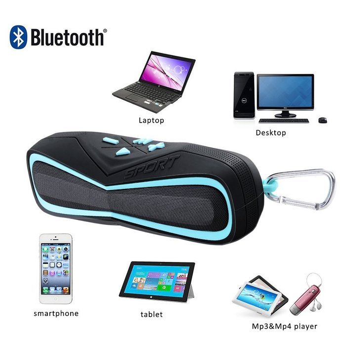 Modawn Portable Wireless Bluetooth IPX7 Waterproof Speaker for iPhone, Android & iPod - Sandproof & Shockproof... N5
