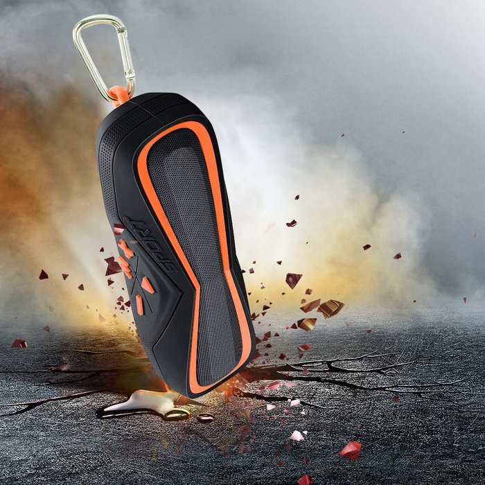 Modawn Portable Wireless Bluetooth IPX7 Waterproof Speaker for iPhone, Android & iPod - Sandproof & Shockproof... N21