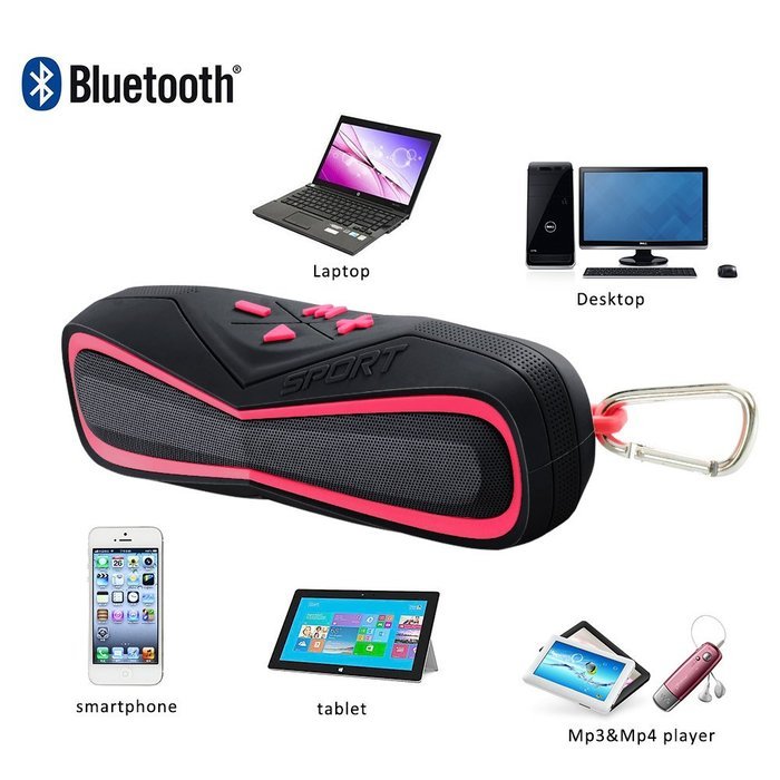Modawn Portable Wireless Bluetooth IPX7 Waterproof Speaker for iPhone, Android & iPod - Sandproof & Shockproof... N29