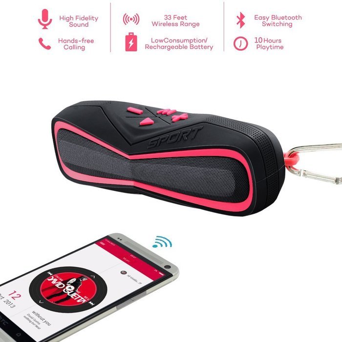 Modawn Portable Wireless Bluetooth IPX7 Waterproof Speaker for iPhone, Android & iPod - Sandproof & Shockproof... N30