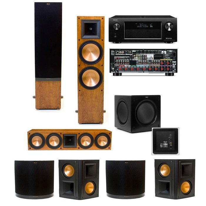 Klipsch RF-7 II 7.1 Home Theater System(CHERRY) SW-310 Denon AVR-X4000