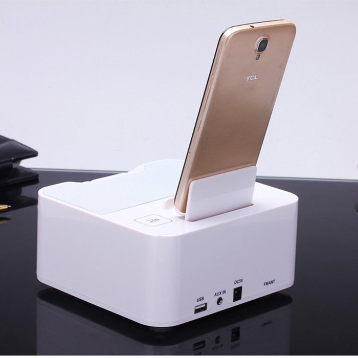innuoo NFC Wireless Bluetooth Speakers Charge Dock Snooze Clock for iPhone iOS Samsung Andriod Smart Phone N5