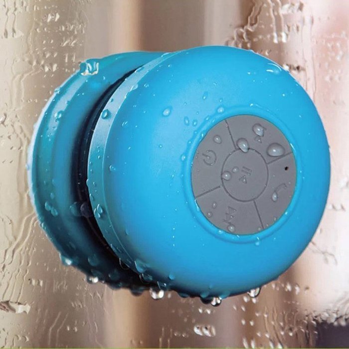 iMeshbean&reg; Handsfree Wireless Bluetooth 3.0 Waterproof Outdoor & Shower Speaker with Suction Cup Built-in Microphone...