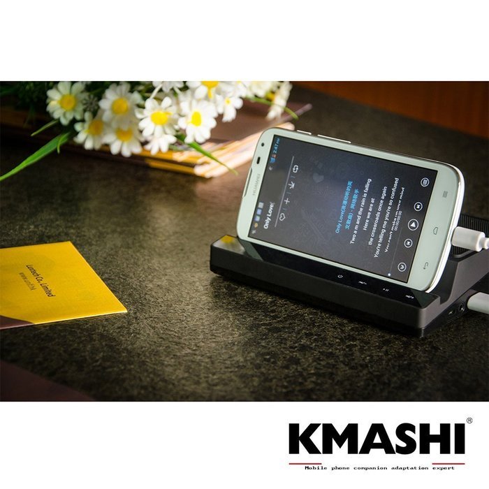 KMASHI Wireless Bluetooth 4.0 Speaker with 3.5mm AUX Port Ultra-portable Touch Screen Operate Powerful Sound Phone... N4