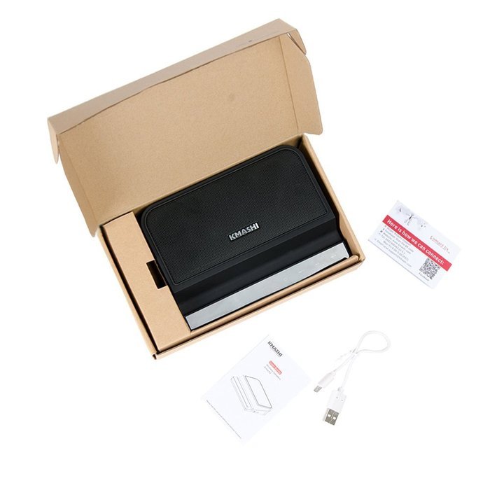 KMASHI Wireless Bluetooth 4.0 Speaker with 3.5mm AUX Port Ultra-portable Touch Screen Operate Powerful Sound Phone... N7