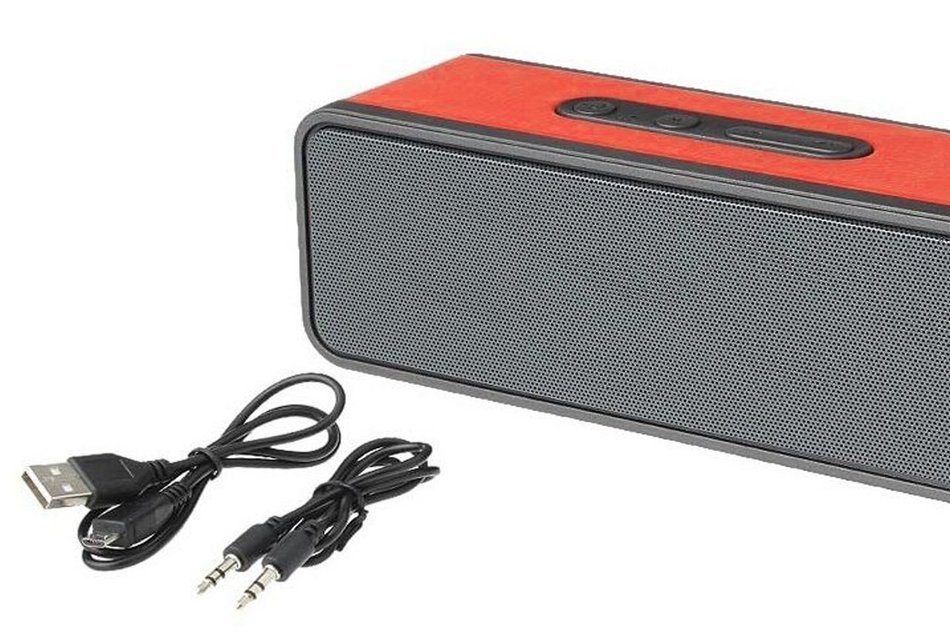 GS805 - DigitCont Bluetooth Portable Wireless Speaker + FM Radio (Handfree / Micro SD) - Orange