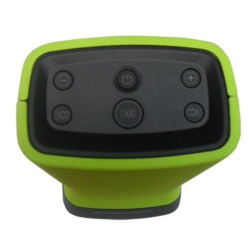 SuperTooth 004118E Disco 2 II Portable Stereo Bluetooth Wireless 16 Watts RMS Speaker - Green N5