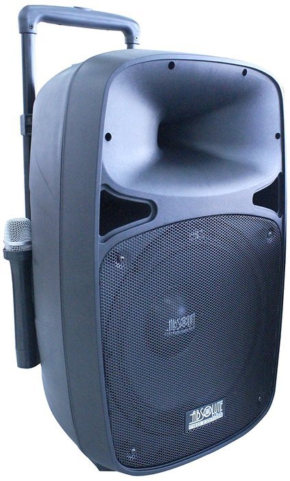 Absolute USA USPROBAT12 2000 Watts Max Power Speaker Built-In Battery/Bluetooth/Amplifier/SD/USB/FM Radio