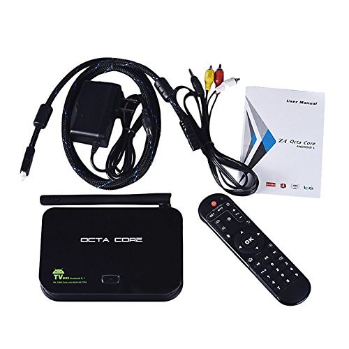 Voxlink 2015 new Android 5.1 2+16GB Mini PC TV Box Octa Core RK3368 WIFI Kodi 4K 3D Player, BLACK N8