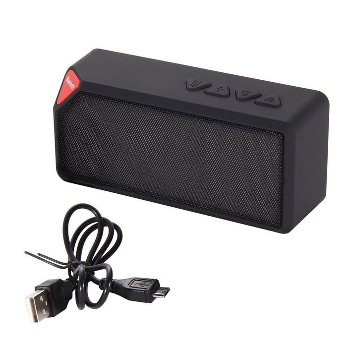 Multi Color Flash LED Light Wireless Bluetooth 3.0 Speaker Portable Stereo Surround Sound Box Speaker Built in... N4