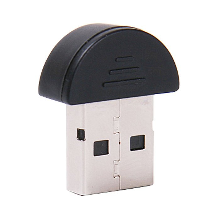 HDE Portable Bluetooth v2.1 Wireless Metal Mini Speaker w/ USB 2.0 Bluetooth Dongle Adapter (Black) N6