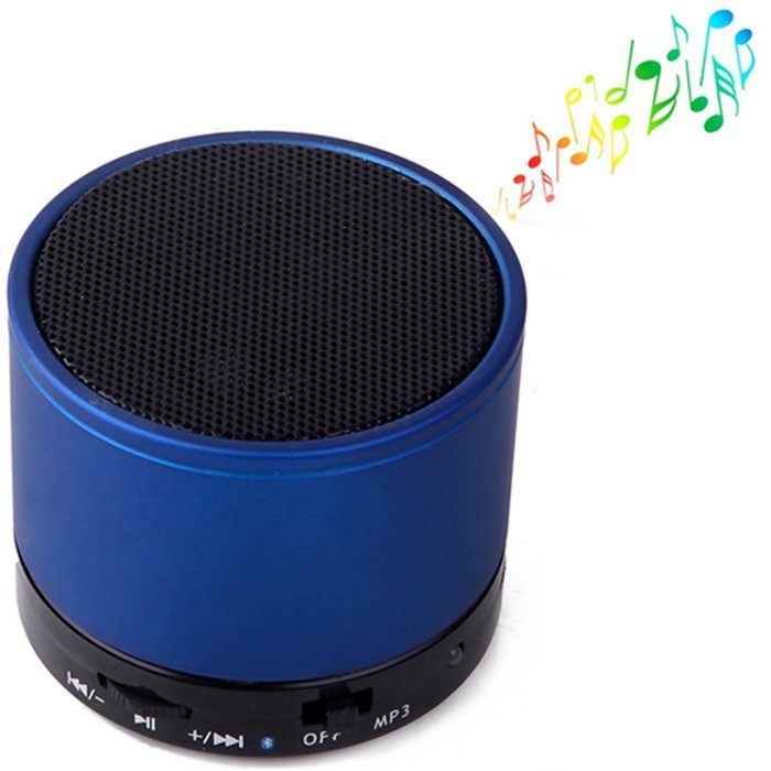 HDE Portable Bluetooth v2.1 Wireless Metal Mini Speaker w/ USB 2.0 Bluetooth Dongle Adapter (Black) N11