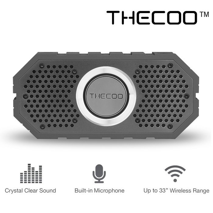THECOO Hi-Fi Stereo Bluetooth Speaker,Bluetooth 4.0 Portable Wireless Speaker,10W Output Power with Enhanced Bass... N8