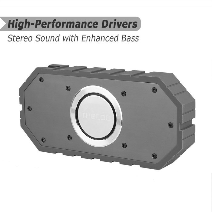 THECOO Hi-Fi Stereo Bluetooth Speaker,Bluetooth 4.0 Portable Wireless Speaker,10W Output Power with Enhanced Bass... N9