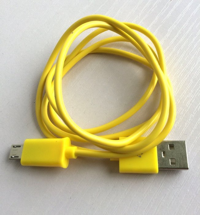 Yellow USB Cable Charger for Logitech Ultimate Ears UE BOOM Bluetooth Speaker N2