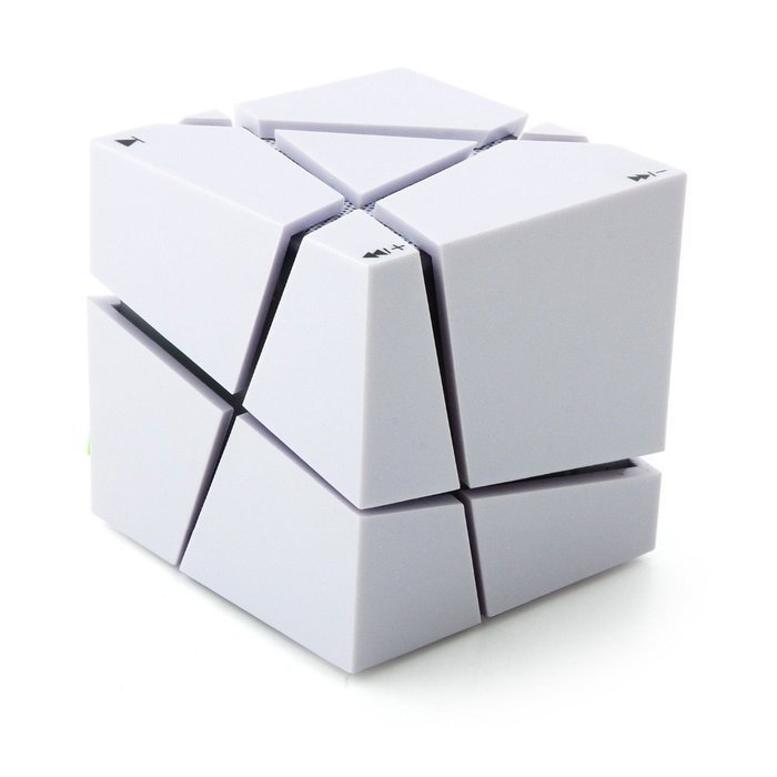 Megadream Portable Wireless Bluetooth 4.0 Cube Stereo Speaker with LED Flashing Light Support Handsfree Call with... N16